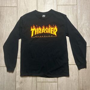 Thrasher skateboard magazine long sleeve shirt size medium